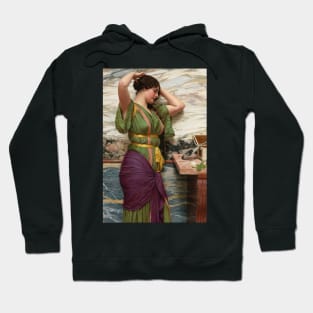 A Fair Reflection by John William Godward Hoodie